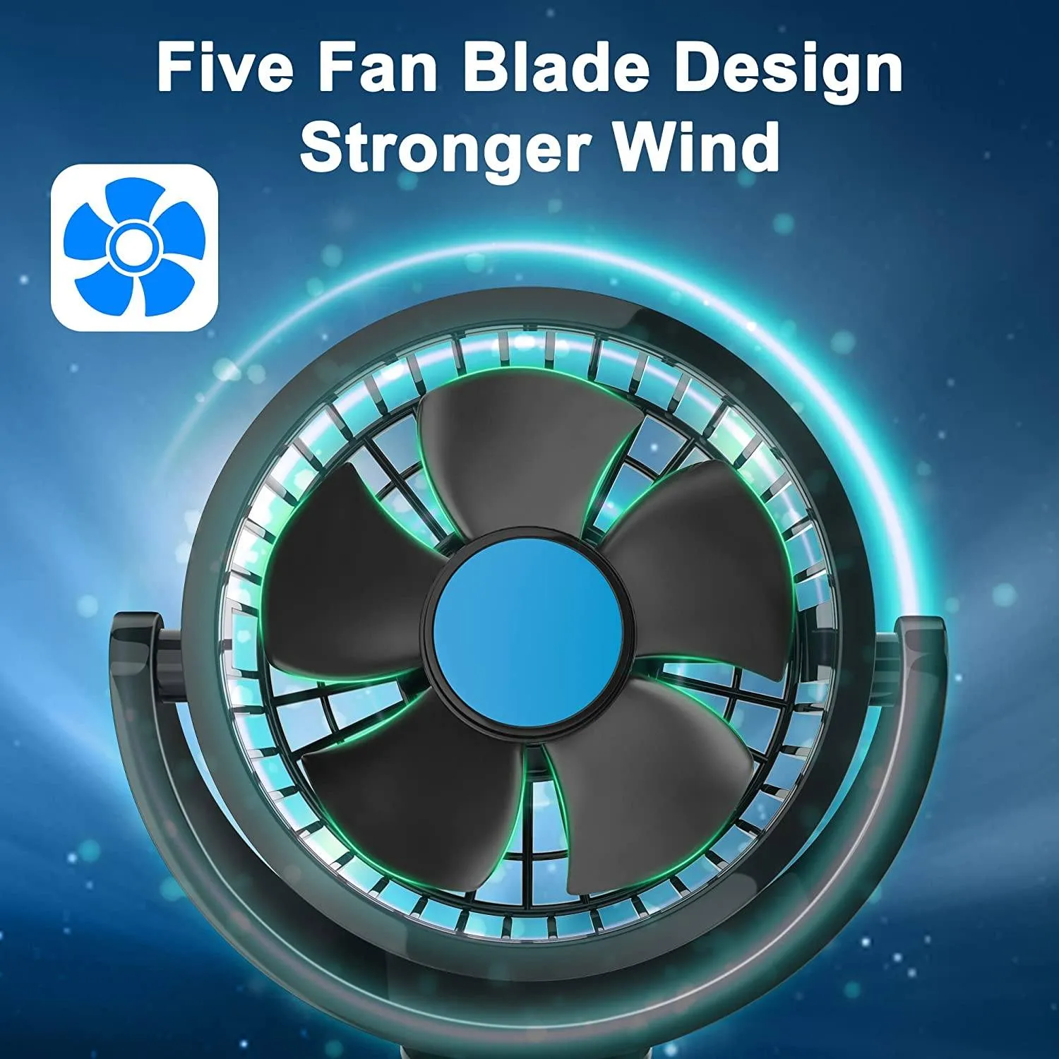360 Degree Rotatable Car Fan