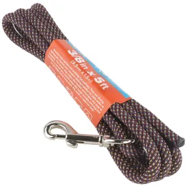 3/8 Swiss Chocolate Rope Leash