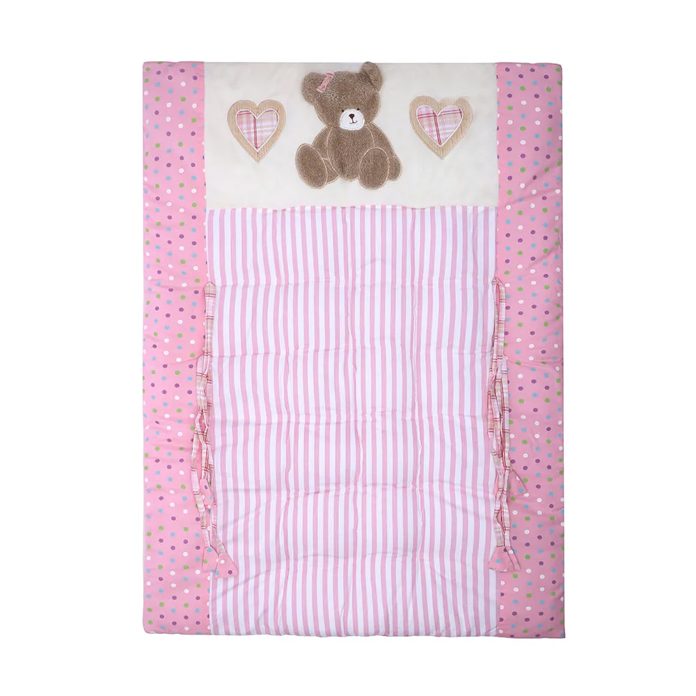Abracadabra Cotton Bedding/Gadda Set Tender Heart Theme - Baby Pink