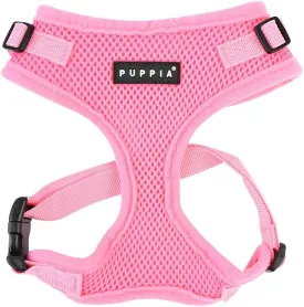 Authentic Puppia RiteFit Harness with Adjustable Neck, Pink, Small
