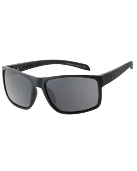 Blast Polarised Sunglasses in Satin Black & Grey