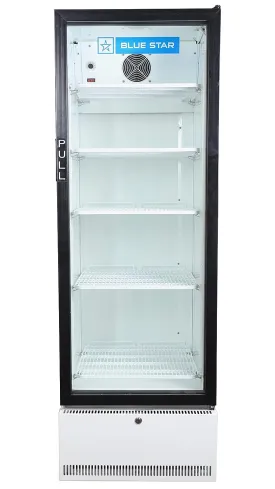Blue Star SC375F 375 Litre Single Door Visi Cooler (White, 5 Star, R134a, LED Lighting, Adjustable Shelves, Ventilated Cooling)