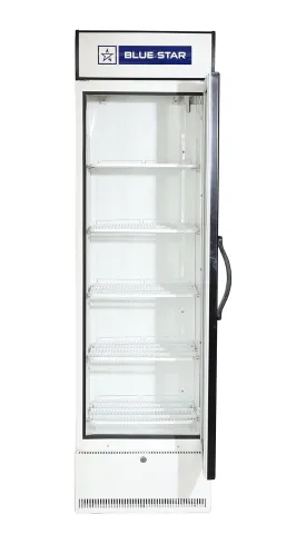 Blue Star SC500F 500 Litre Single Door Visi Cooler | Commercial Display Refrigerator with LED Light, Lock & Adjustable Shelves