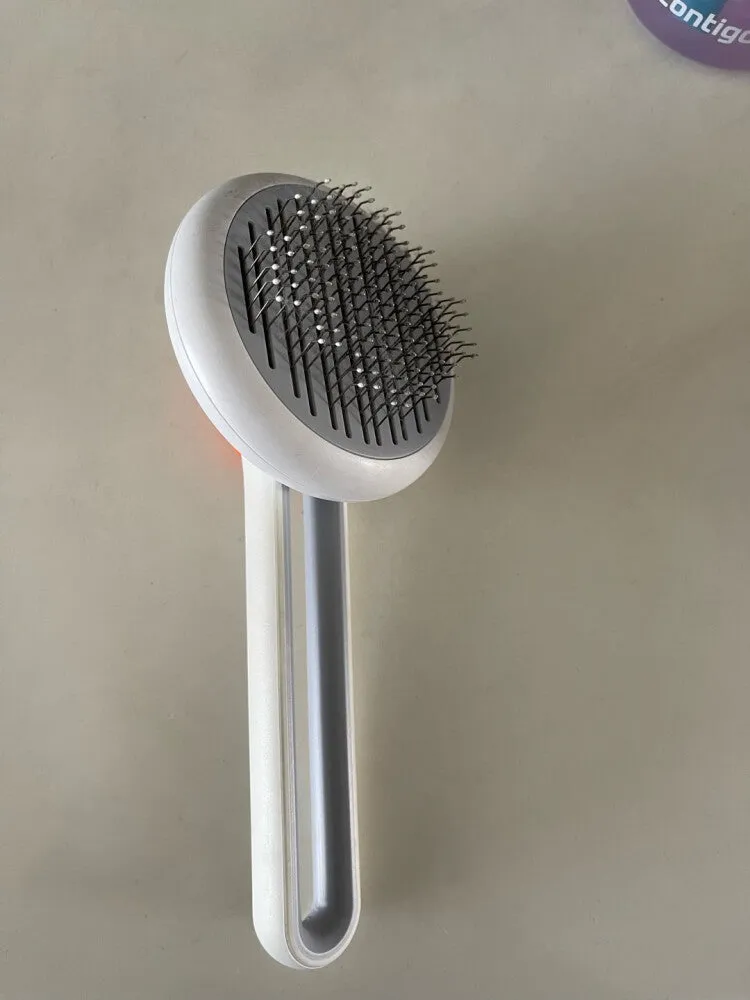 catiorz Pet brush,Self-Cleaning Brush Comb Pet Cat Dog Grooming Long Short Hair
