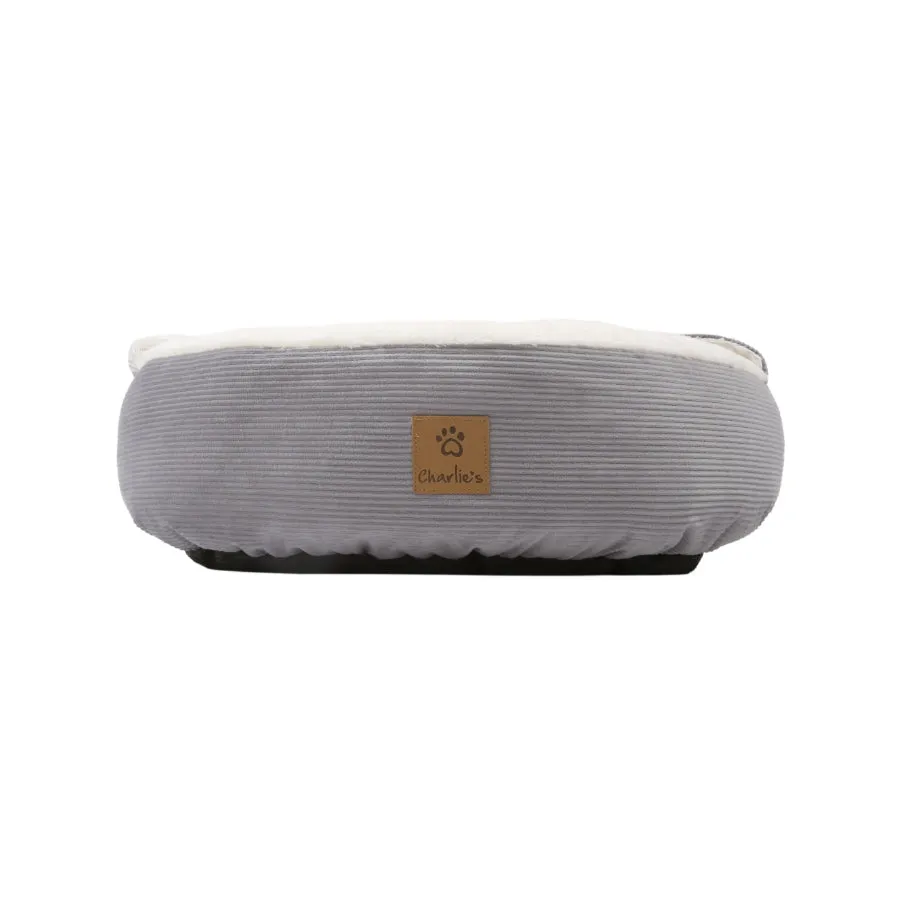 Charlies Hooded Corduroy Snookie Pet Nest