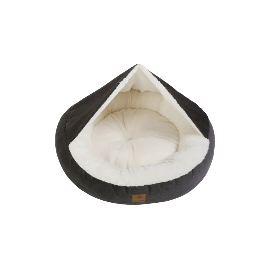 Charlies Hooded Corduroy Snookie Pet Nest