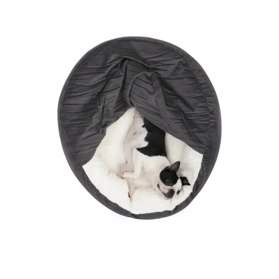 Charlies Hooded Corduroy Snookie Pet Nest