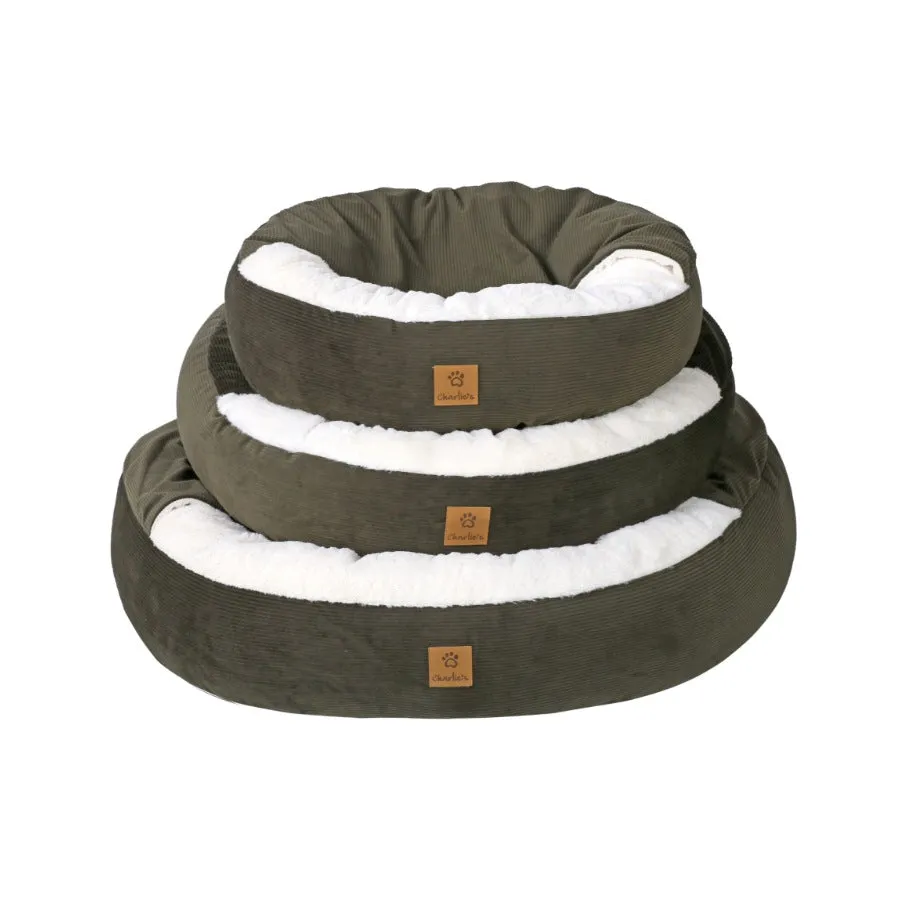 Charlies Hooded Corduroy Snookie Pet Nest