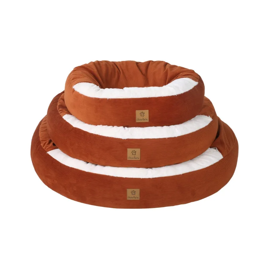 Charlies Hooded Corduroy Snookie Pet Nest