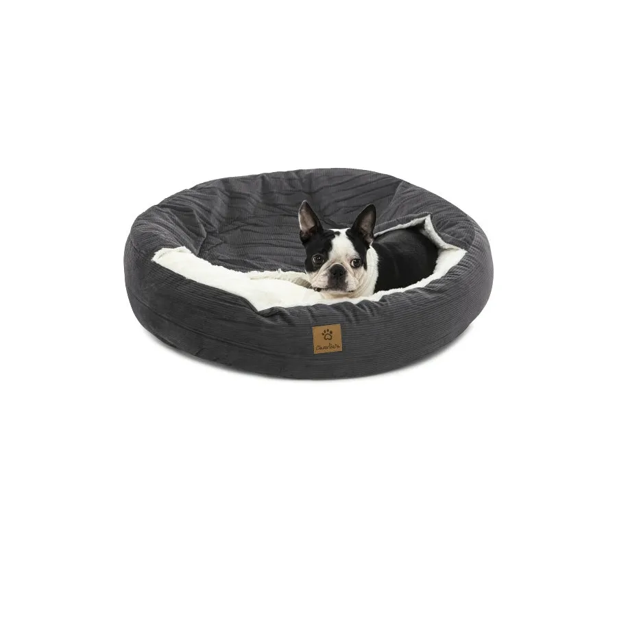 Charlies Hooded Corduroy Snookie Pet Nest
