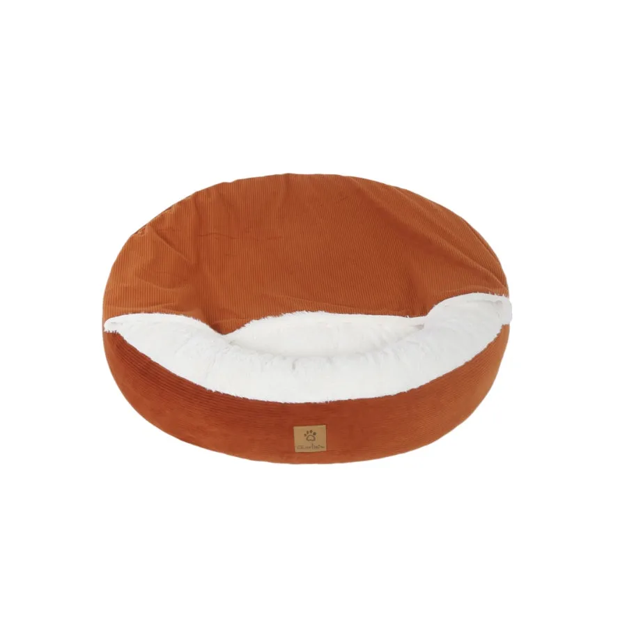 Charlies Hooded Corduroy Snookie Pet Nest