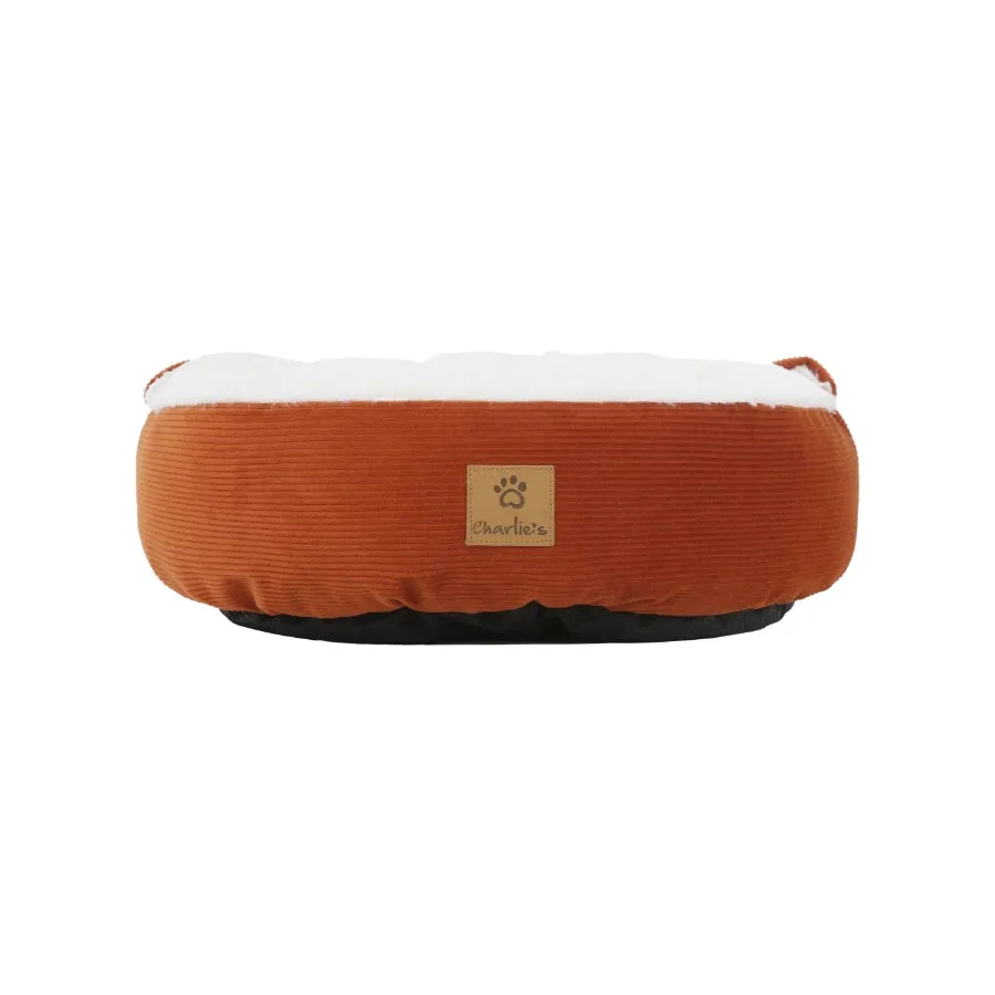 Charlies Hooded Corduroy Snookie Pet Nest
