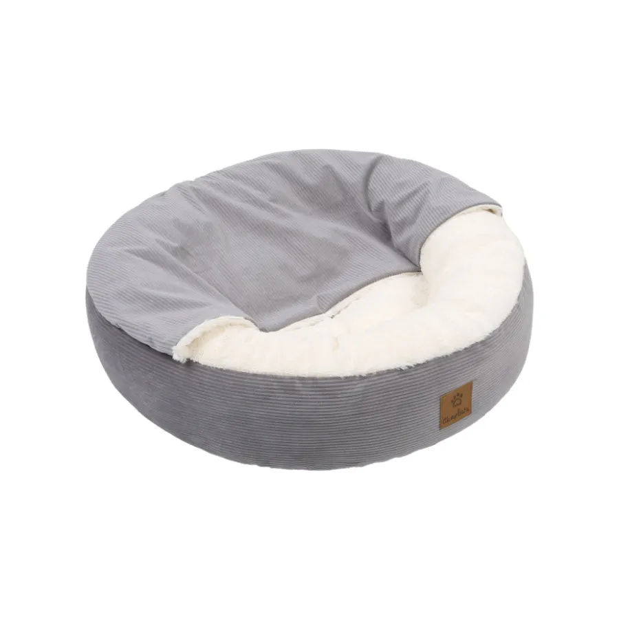 Charlies Hooded Corduroy Snookie Pet Nest