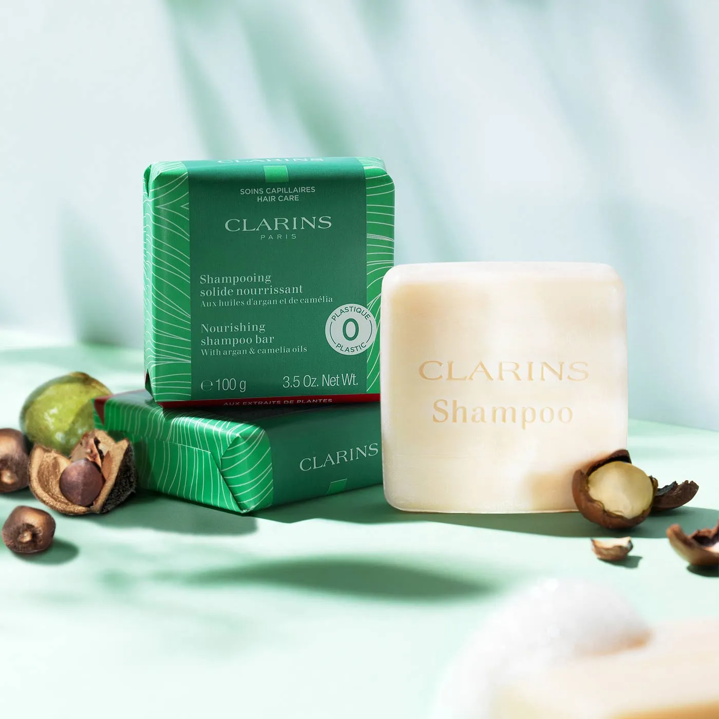 Clarins Shampoo Nourishing Solid Bar 100g