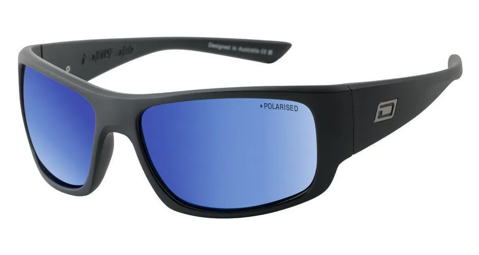Dirty Dog Gorilla Satin Black / Blue Mirror Polarised