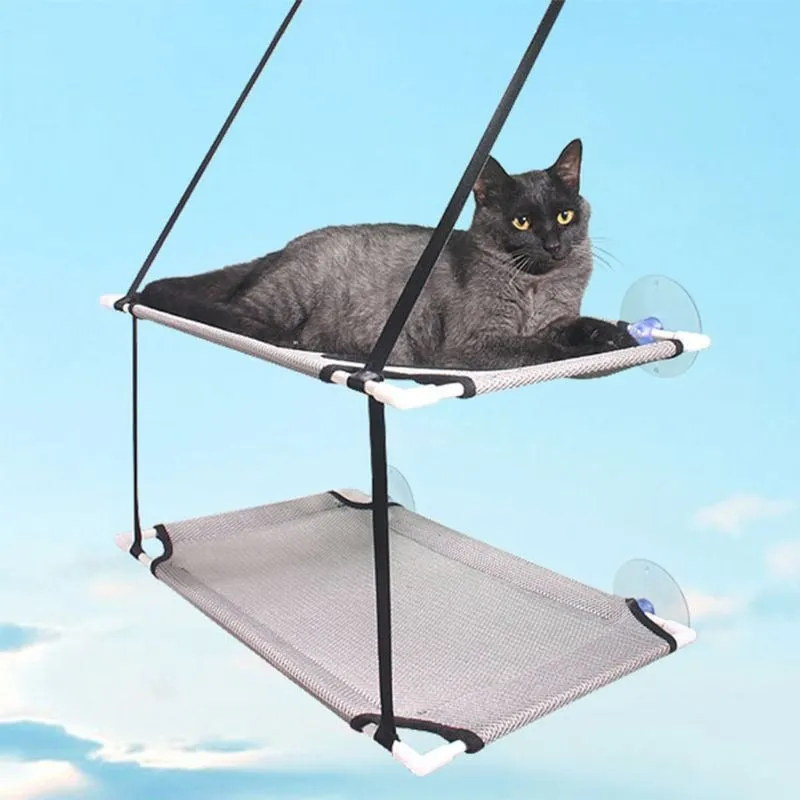 Double Layer Suction Cat Bed