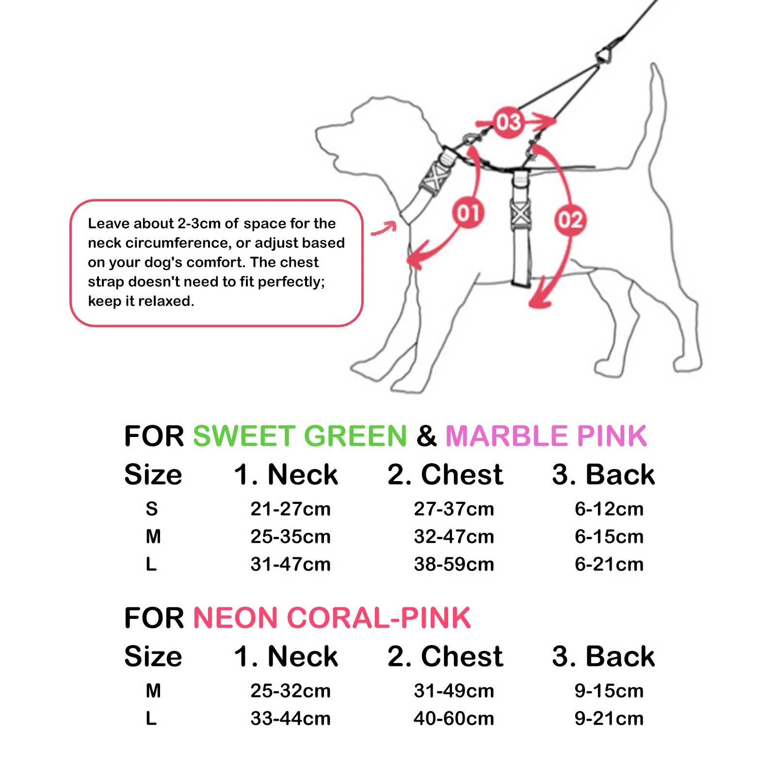Double-Lined Adjustable No-Pull Dog Harness S Sweet Green