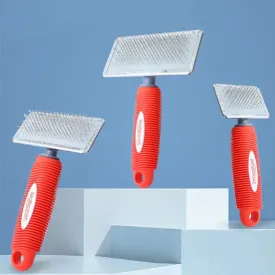 Durable Pet Grooming Brush for Shedding Control