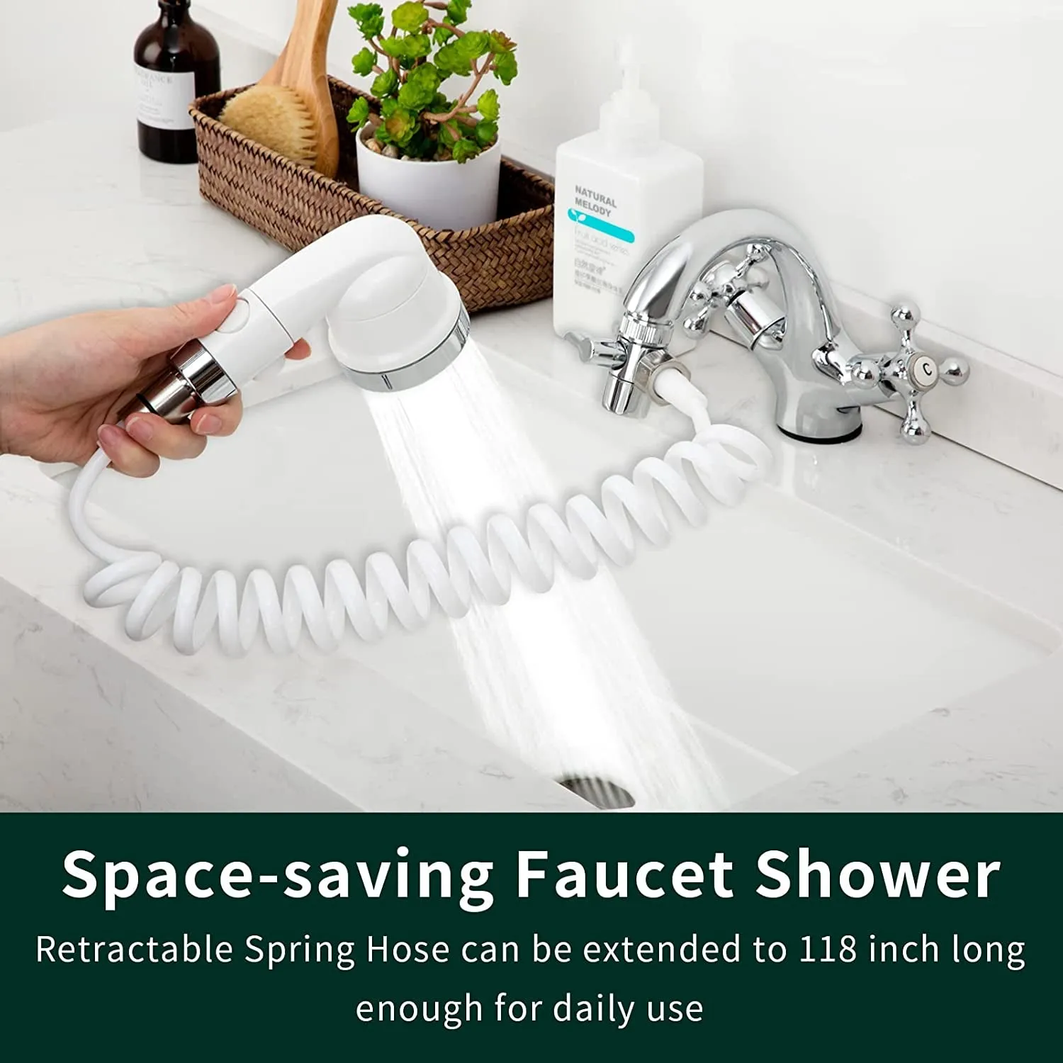 Faucet Sprayer Attachment: Dog Bathing Hose