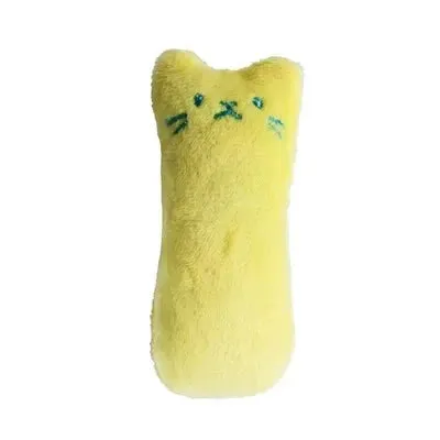 Interactive Catnip Plush Toy – Teeth Grinding and Chewing Cat Toy