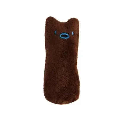 Interactive Catnip Plush Toy – Teeth Grinding and Chewing Cat Toy