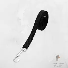 Leash for dog | Non - Slip | Rubberized | Black | Width: 20 mm
