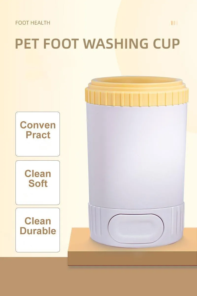 Pet Paw Washing Accesories Cup Dog Paw Cleaner Ideal Gift(Bulk 3 Sets)