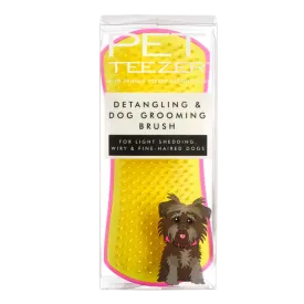 Pet Teezer Detangling Brush - Pink & Yellow - Large