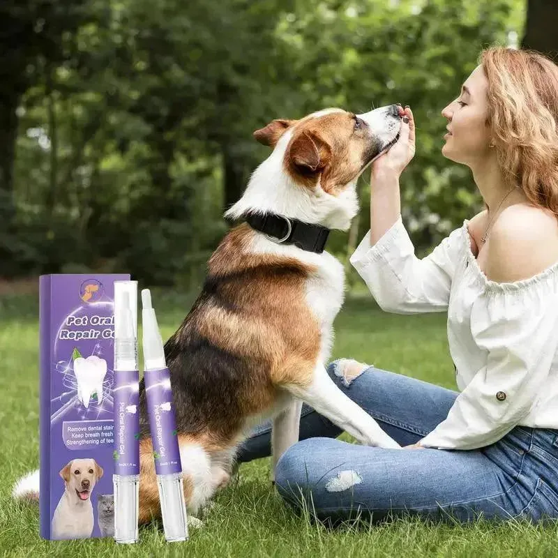 Pets Teeth Cleaning Gel Dog Tartar Remover Teeth Stains Removal Gel Pet Oral Care Dental Stones Scraper Cleaning Care Tools