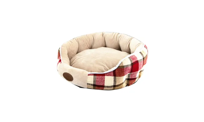 Plush Round Pet Bed