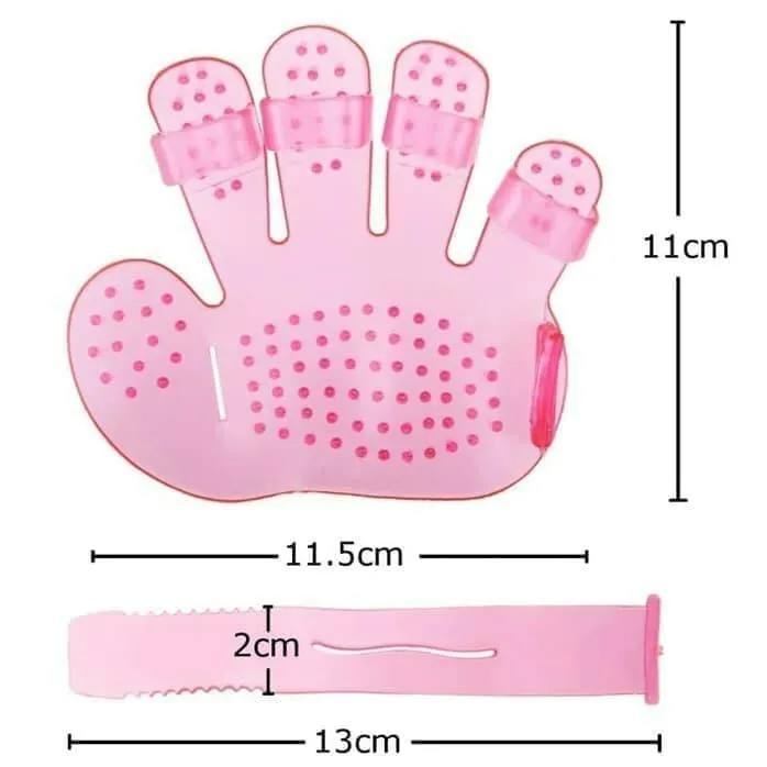Rubber Grooming Glove for Pets