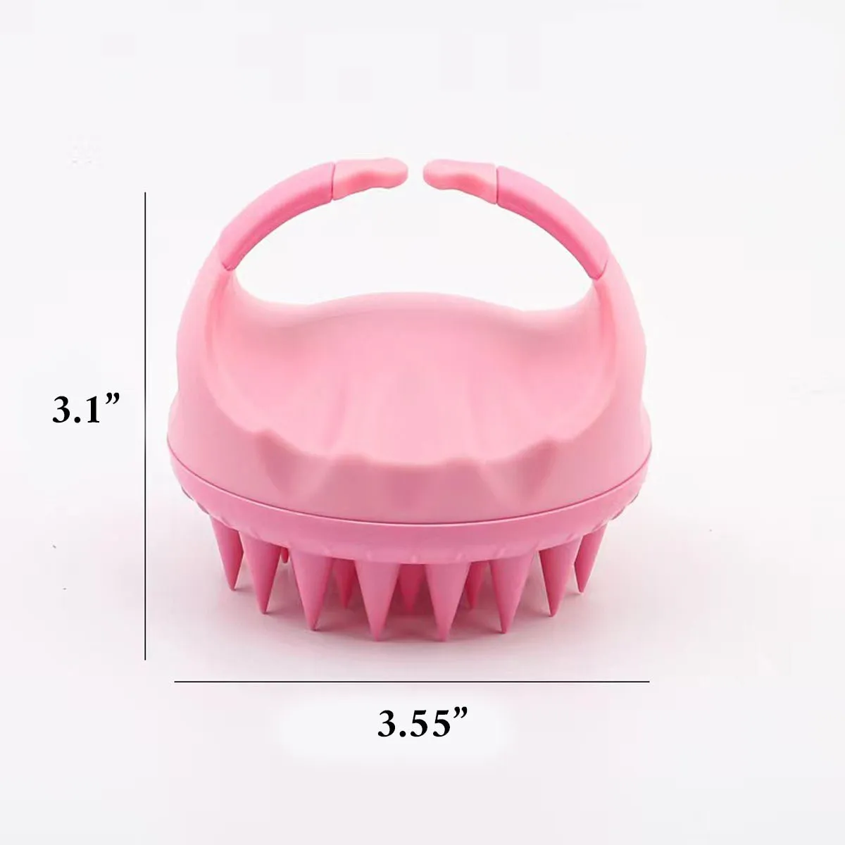 Scalp Massager Shampoo Brush, Silicone Dandruff Removal, Wet Dry Hair Brush