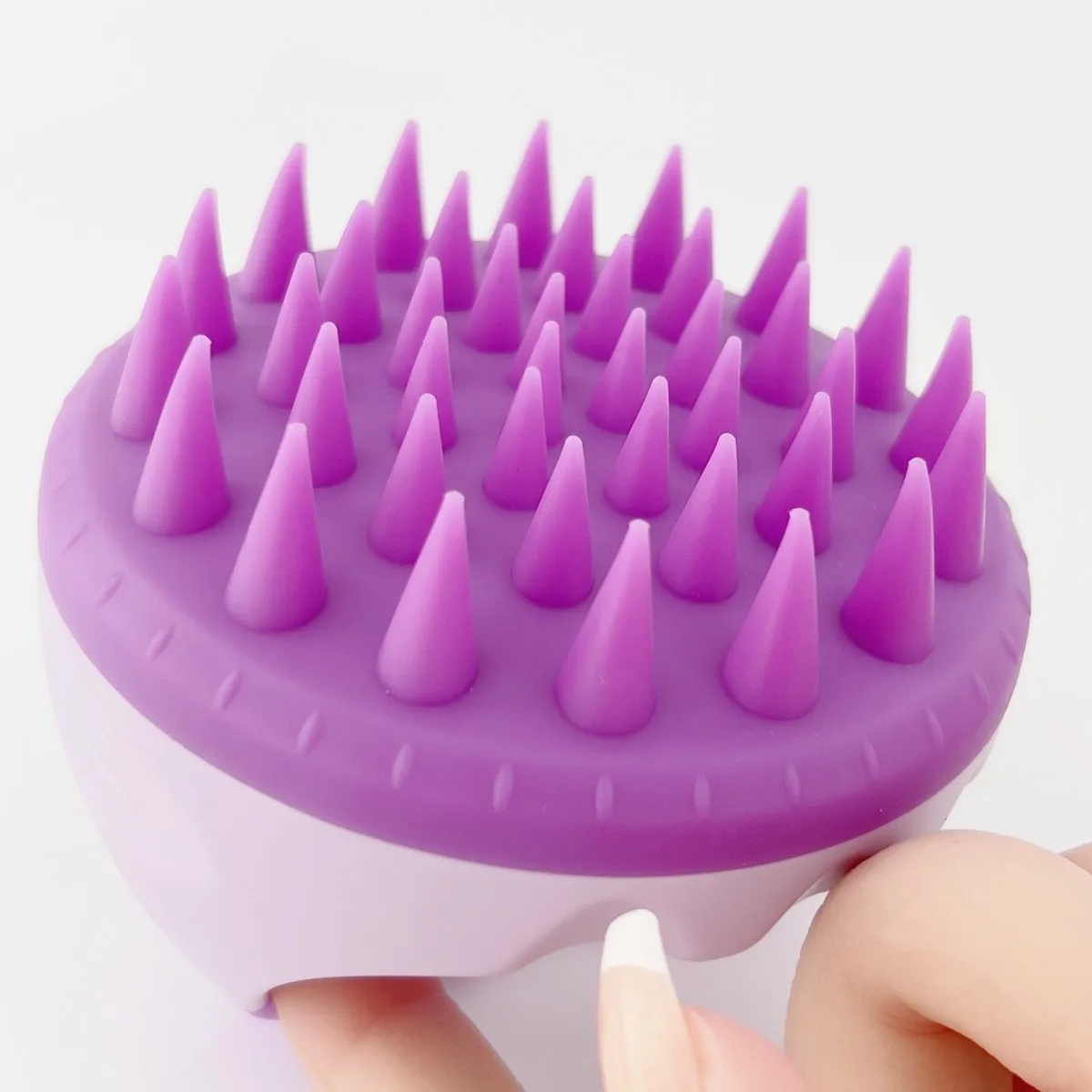 Scalp Massager Shampoo Brush, Silicone Dandruff Removal, Wet Dry Hair Brush