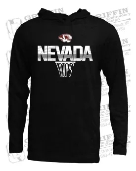 Soft-Tek T-Shirt Hoodie - Basketball - Nevada Tigers 24-N
