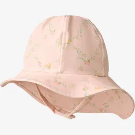 UV Sun Hat Bora - powder checked flowers